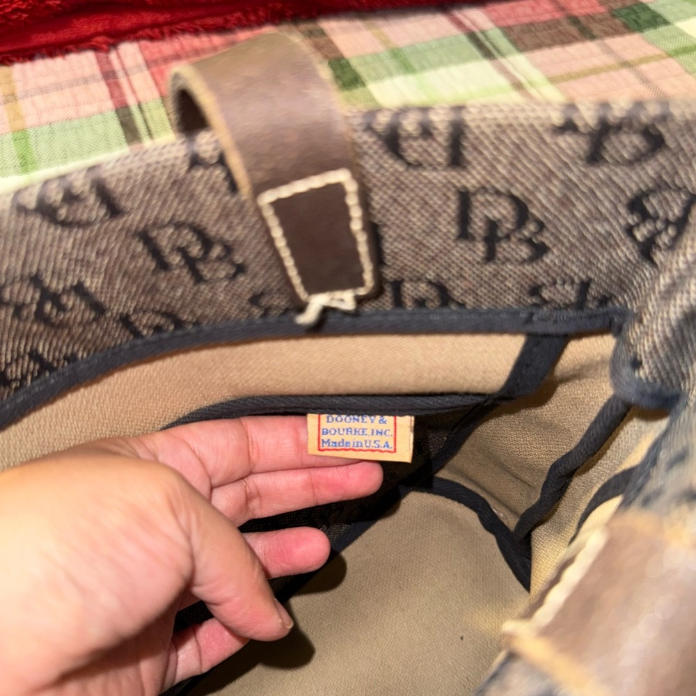 Dooney & Bourke Monogram Canvas Bag